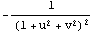 -1/(1 + u^2 + v^2)^2