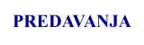 PREDAVANJA
